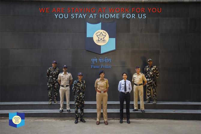 While sharing this picture with their followers, the Pune police urged thousands of Punekars to leave their home only if it was needed and to avoid unnecessary rush. While sharing the picture, they said: We are staying at work for you, You stay at home for us!
