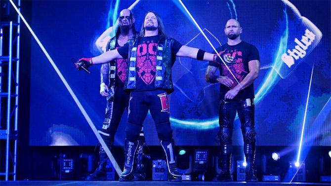 AJ Styles, who came along with his O.C. teammates Anderson and Gallows, took things to another level of personal after once again targeting The Undertaker's personal life with his wife Michelle McCool.