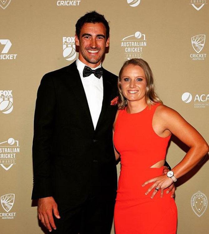 Alyssa Healy and Mitchell Starc met during their childhood days when Starc would play as a wicket-keeper.