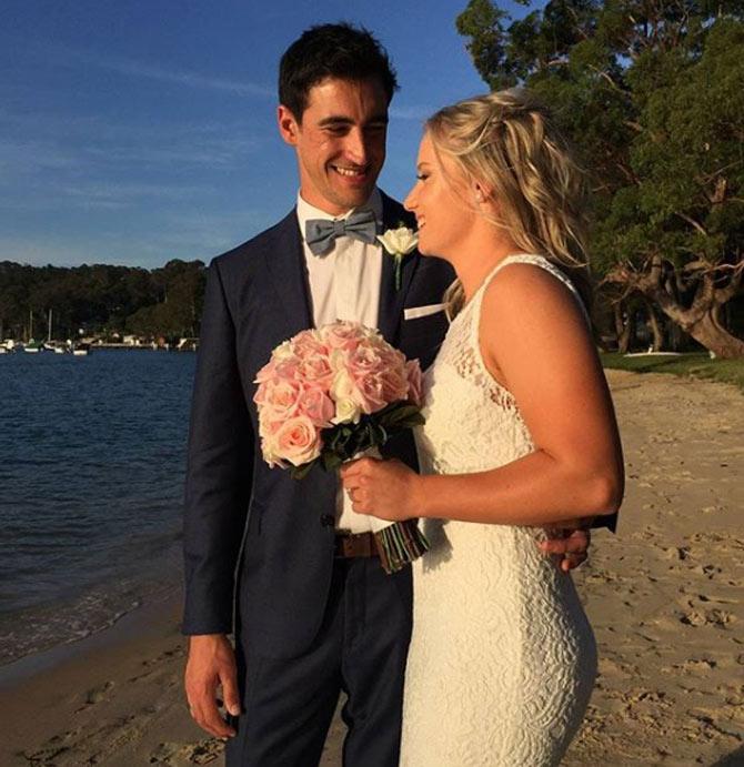 Alyssa Healy and Mitchell Starc soon tied the knot in April 2016.