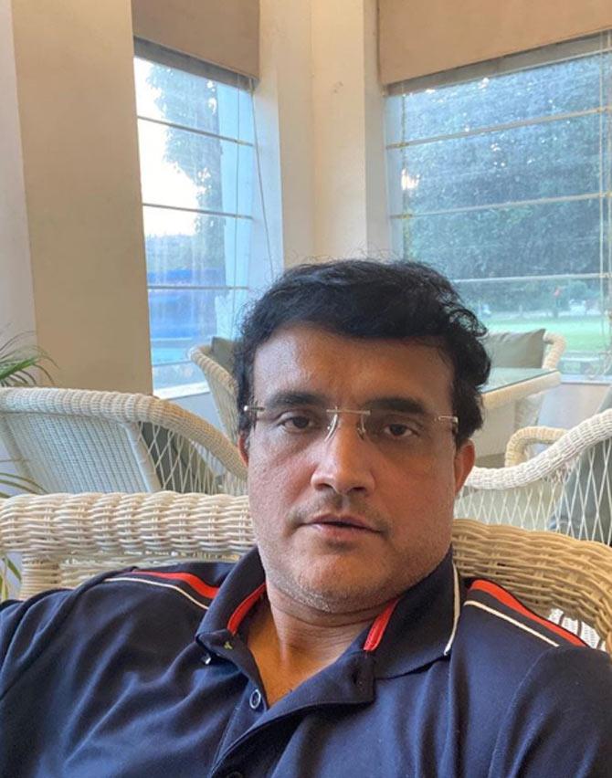 BCCI President and former captain Sourav Ganguly shared a picture of him chilling in the BCCI lounger and captioned it: Amids all the coronavirus scare .. happy to sit in the lounge at 5pm.. free... can’t remember when I did last..