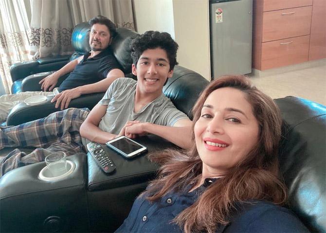 The popular '90s actress Madhuri Dixit Nene and husband Dr Shriram Nene, have been giving major couple goals to many people out there. This arranged marriage has left her fans in awe. Sharing the picture during the time of early quarantine days, the Dil Toh Pagal Hain actress wrote, 