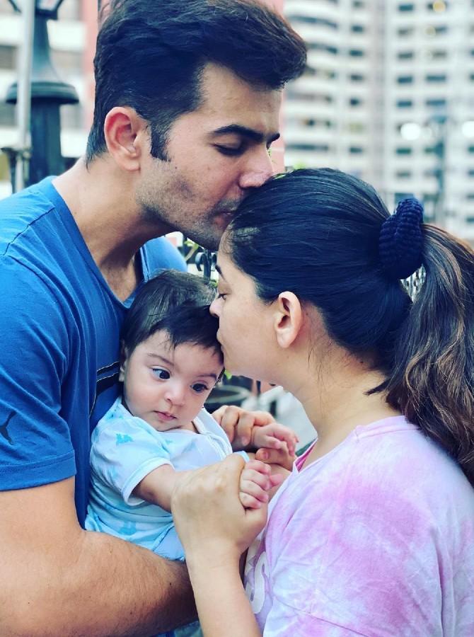 Maahi Vij: Maahi Vij is spending her time by diving into her photo album and pulling out some beautiful pictures. She shared this picture which includes her husband Jay Bhanushali and her cute little daughter Tara Jay Bhanushali. She captioned it, 