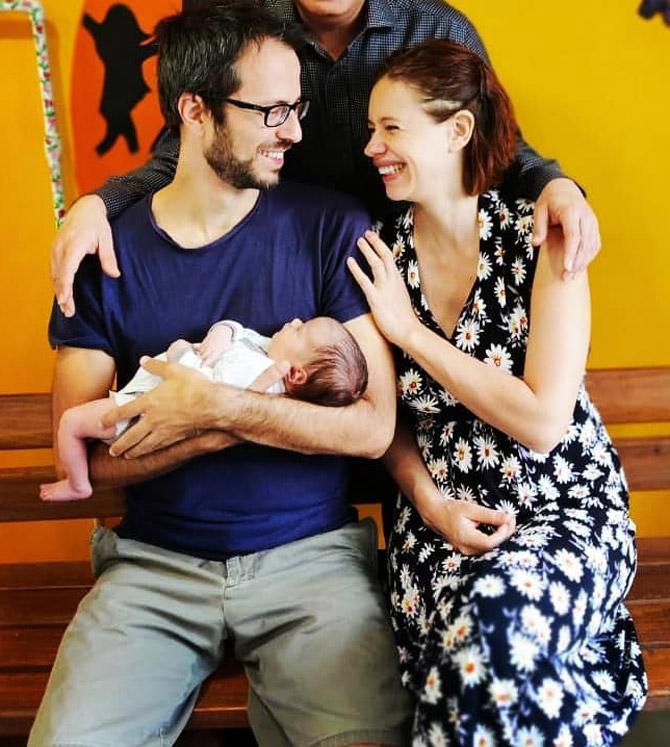 Sappho: Fans did not have to wait too long for a glimpse of Kalki Koechlin's baby girl, Sappho, who was born on February 7, 2020. She posted this picture of the infant (who is named after the ancient Greek poet) and photographer beau Guy Hershberg.