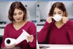Anand Mahindra's hack to make face mask at home will blow your mind