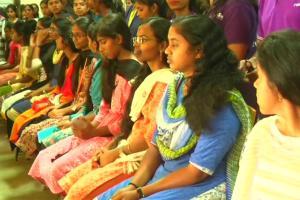 See photos: Girl students in Coimbatore donate hair for cancer patients