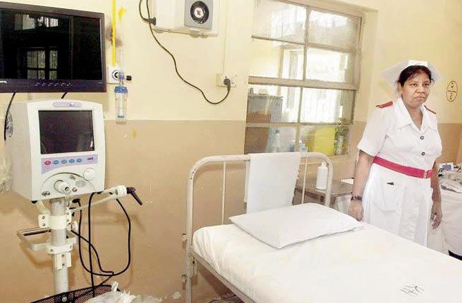 The isolation ward at Kasturba Hospital. File pic