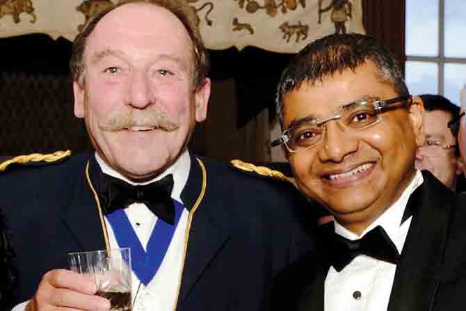 Keshav Prakash with global whisky guru Charles MacLean