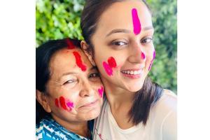 Mimi Chakraborty asks fans to use herbal colours as she celebrates holi