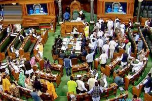 Now, ruckus in Parliament as Congress, BJP members clash