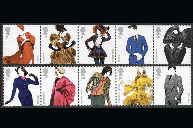 Royal Mail fashion stamps 2012