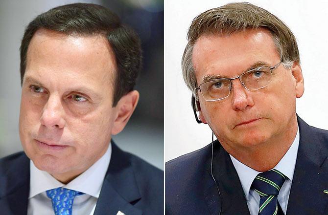 Joao Doria and Jair Bolsonaro