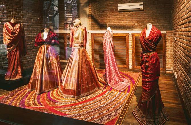 The New Brocade tableaux photographed in Tahiliani