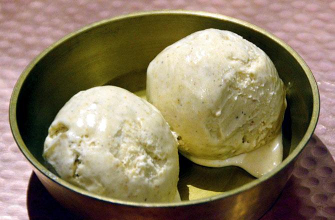 Puran poli ice cream. Pics/Sayyed Sameer Abedi