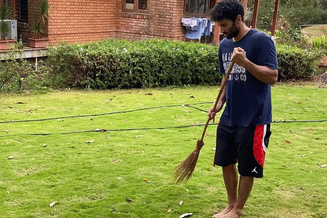 Self-Quarantine: Aditya Roy Kapur shares plan B, to clean his garden