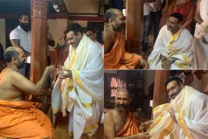 Ajay Devgn visits the Kukke Subhramanyam temple in Mangaluru!