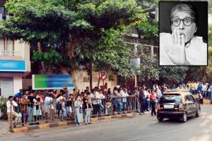 Even Coronavirus cannot stop fans from meeting Amitabh Bachchan