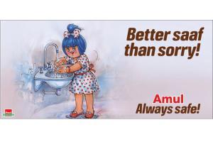 Better saaf than sorry: Amul raises awareness on Coronavirus outbreak