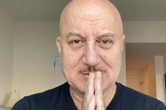 Anupam Kher has a unique and smart take on the HandsWashChallenge