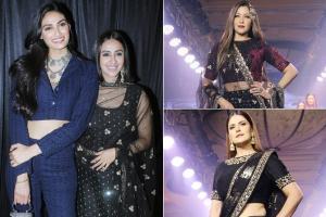 Aditi Govitrikar, Zareen Khan, Akansha Ranjan, Athiya at fashion event