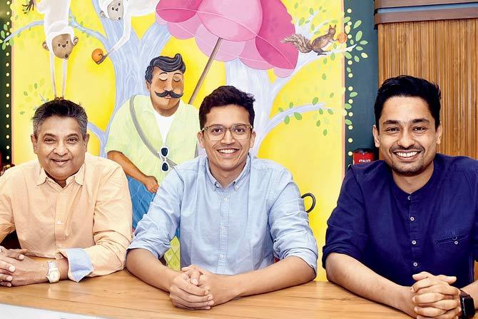 Floyd Cardoz, Yash Bhanage and Sameer Seth