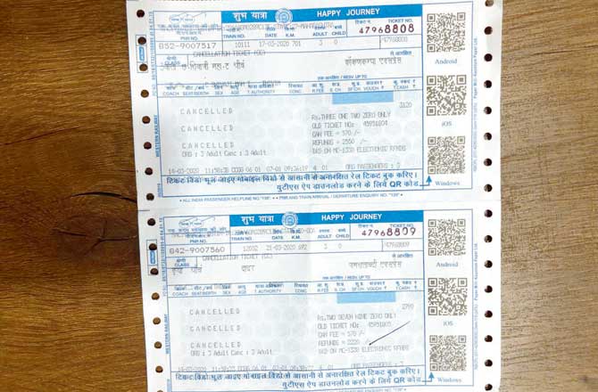 Cancelled ticket