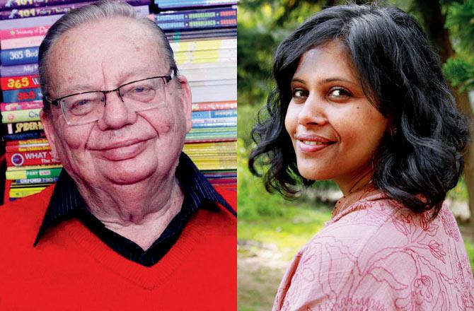 Ruskin Bond and Sunetra Choudhury