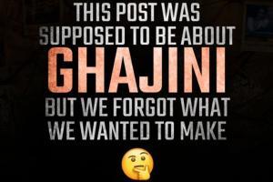 Is it time for Ghajini 2? This post sure makes us think so!