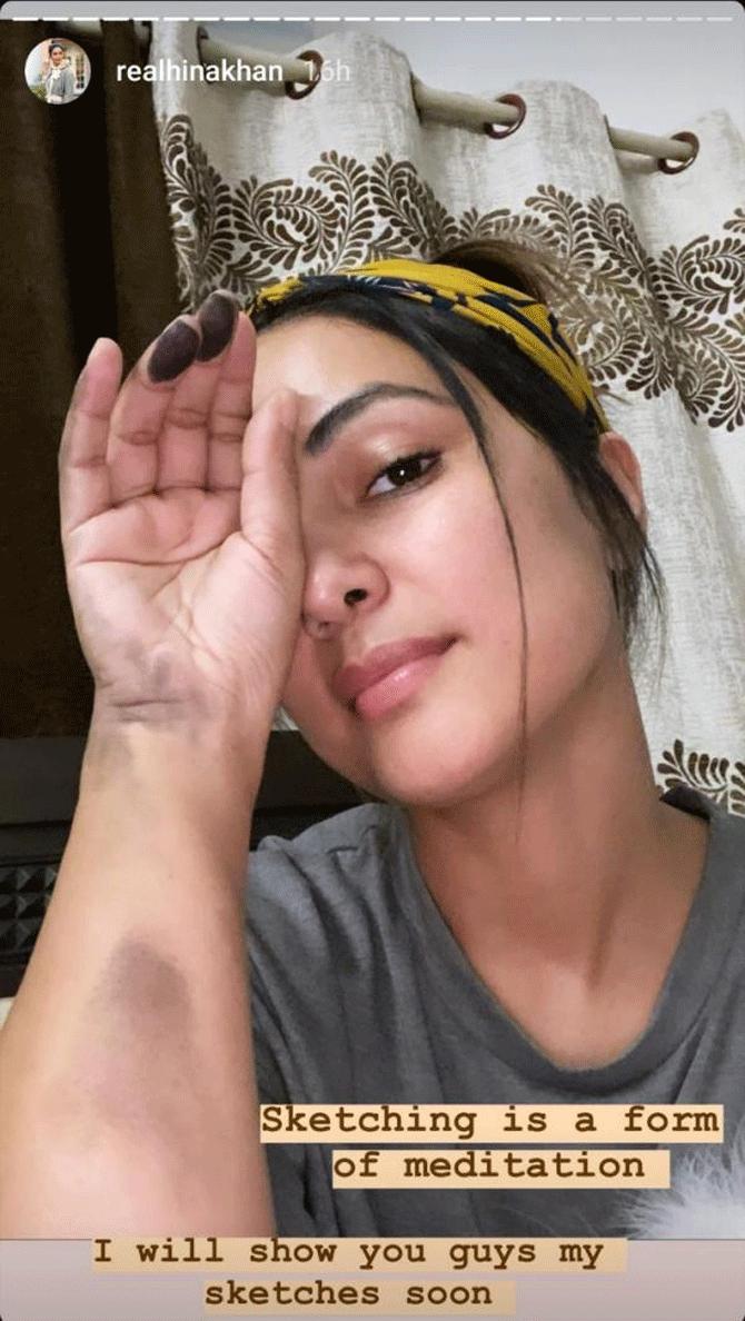 Hina Khan Instagram Story