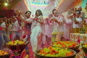 Mouni, Varun, Sunny add colourful vibes with Holi Rangeele song