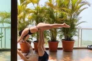 Lockdown diaries: Tiger Shroff's sister Krishna sunbathes in bikini