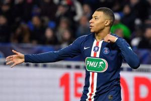 Kylian Mbappe's hat-trick fires Paris St Germain into French Cup final