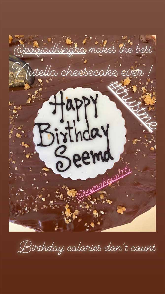 Seema Khan Birthday