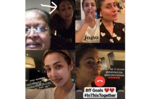 Amrita, Malaika Arora, Kareena Kapoor indulge in a video chat