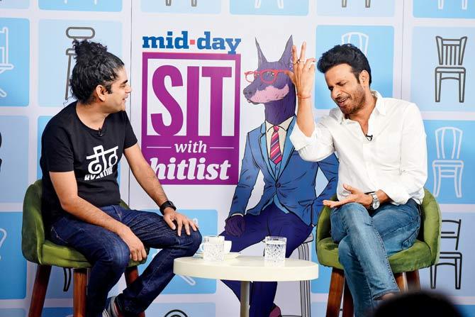 Manoj Bajpayee in conversation with Mayank Shekhar at the latest edition of Sit With Hitlist 