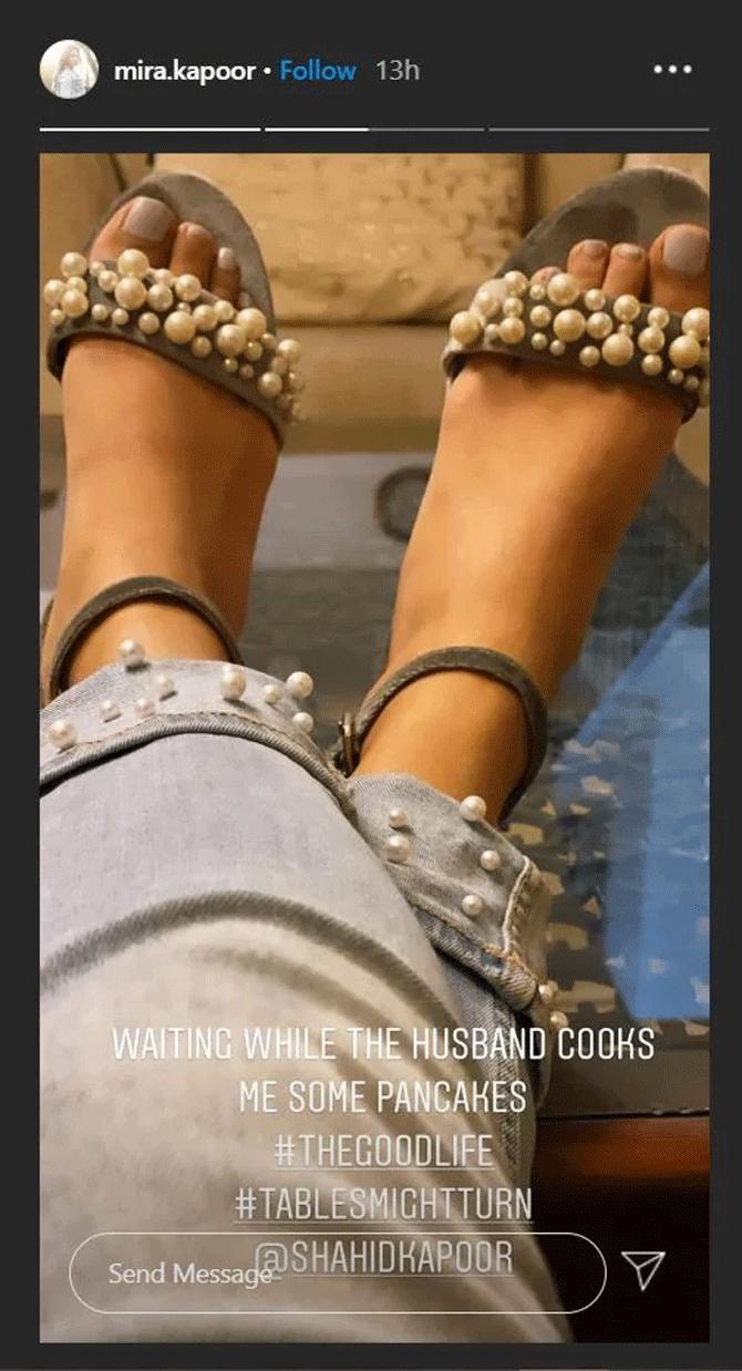 Mira Rajput Instagram Story