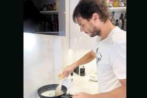 Rafael Nadal spends time in kitchen cooking for his wife Xisca