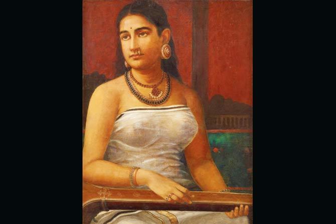 A Raja Ravi Varma Untitled Oil on Canvas. PIC/Saffronart