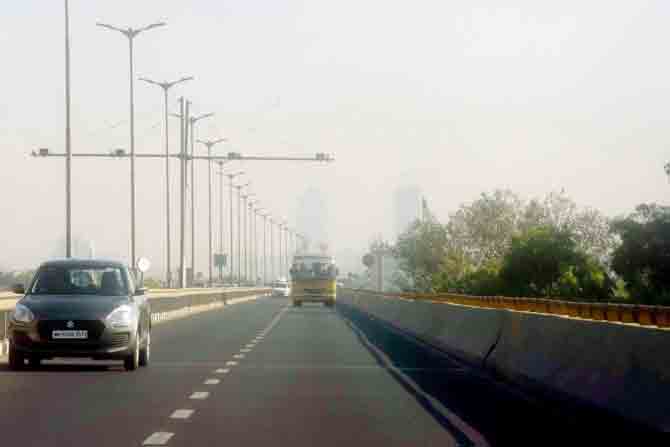 The Eastern Freeway saw less traffic on Thursday. PIC/Atul Kamble