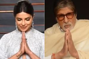Priyanka Chopra is all about the 'namaste'; Big B recites a poem