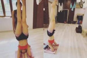 Watch Video: Don't try Rakul Preet Singh's headstand at home!