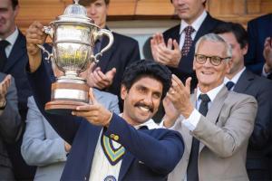 '83: Ranveer Singh recreates Kapil Dev's iconic winning moment