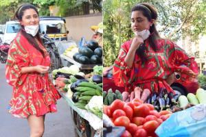Rashami Desai shops for veggies before Janta curfew hits Mumbai