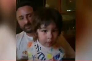 Taimur makes entry as Hulk on TV during Saif Ali Khan's live interview!