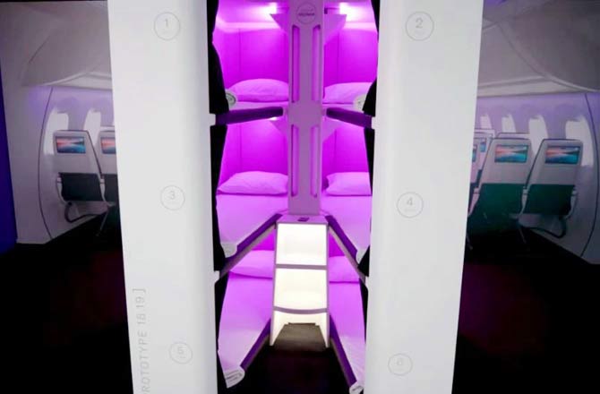 Economy fliers can shut-eye in the sky