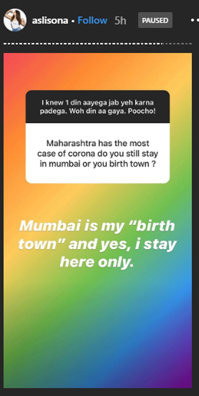 Sonakshi Sinha Instagram Story