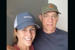 Tom Hanks posts health update and picture from COVID-19 isolation