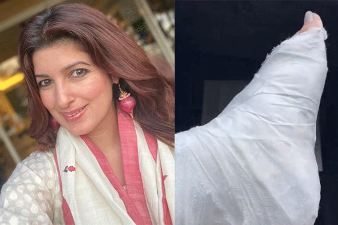 Twinkle Khanna fractures her foot, rushes to the hospital with Akshay
