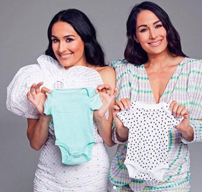 In January 2020, Brie Bella took to Instagram to break the news that the twins were pregnant! Brie wrote: We are shocked like all of you!!! Never in a million years thought did I think @thenikkibella and I would be having pregnant bellies together!!! Knowing us our babies will come the same day too lol!!! We are excited for you all to follow us on this amazing journey!!! Love you Sister!!
