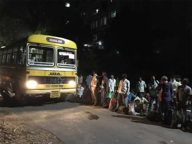 The guidelines stated that, in case a group of stranded persons wish to move between one state and union territory and another state and union territory, the sending and receiving states may consult each other and mutually agree to the movement by road.